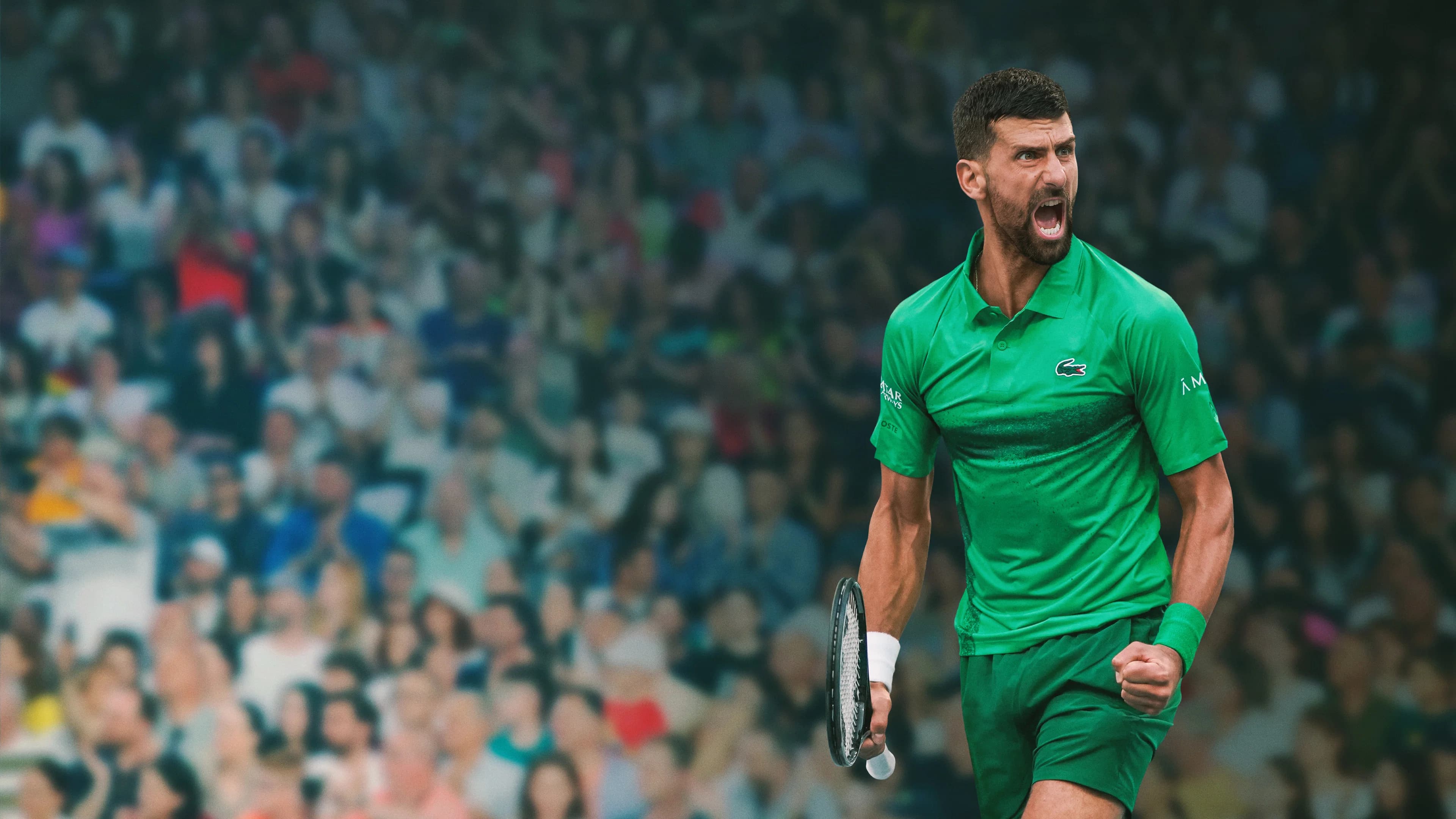 Backdrop for Novak Djokovic: The Wolf in Winter