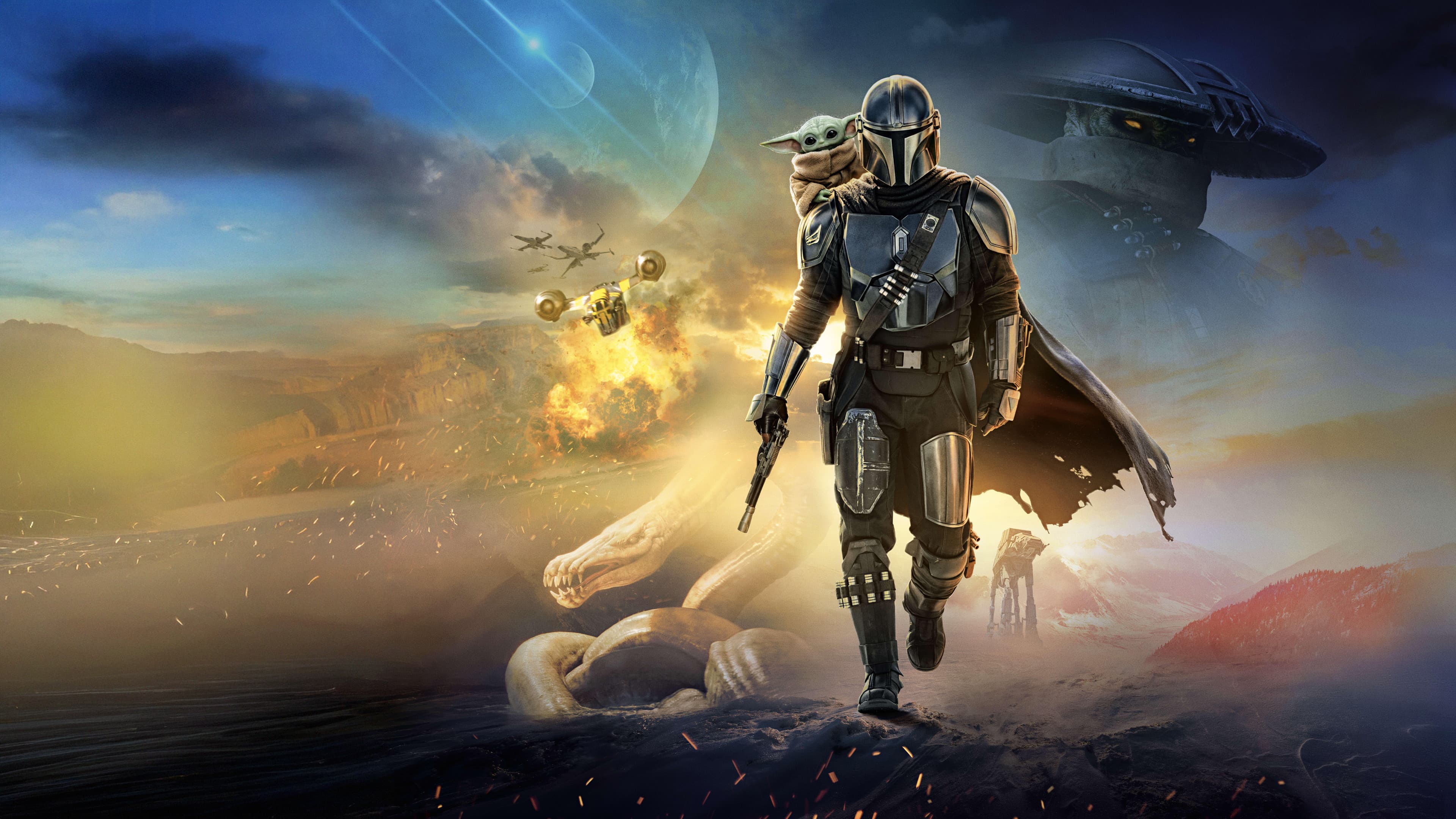 Backdrop for The Mandalorian and Grogu