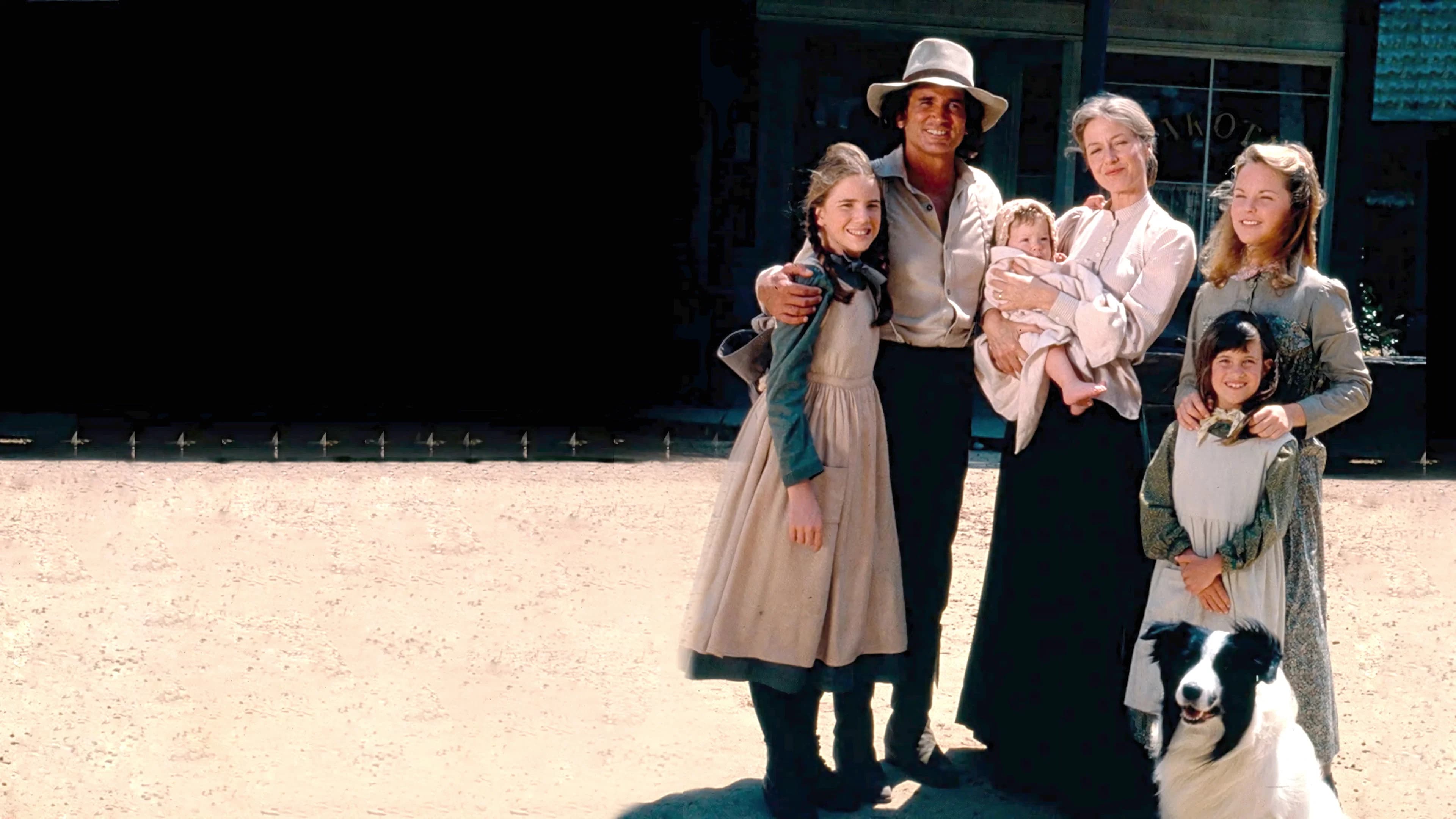 Backdrop for Little House on the Prairie